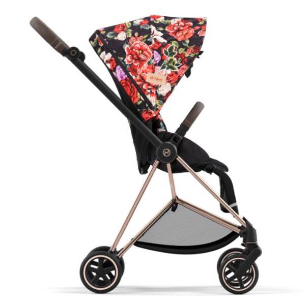 Cybex Mios 3.0 Spring Blossom Dark + Cloud Z I-Size + Matt Black frame Детская коляска 4in1