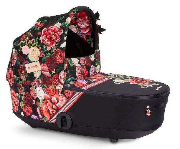 Cybex Mios 3.0 Spring Blossom Dark + Cloud Z I-Size + Matt Black frame Детская коляска 4in1