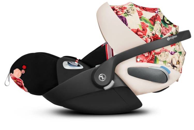Cybex Mios 3.0 Spring Blossom Light + Cloud Z i-Size + Chrome Black frame Детская коляска 3in1