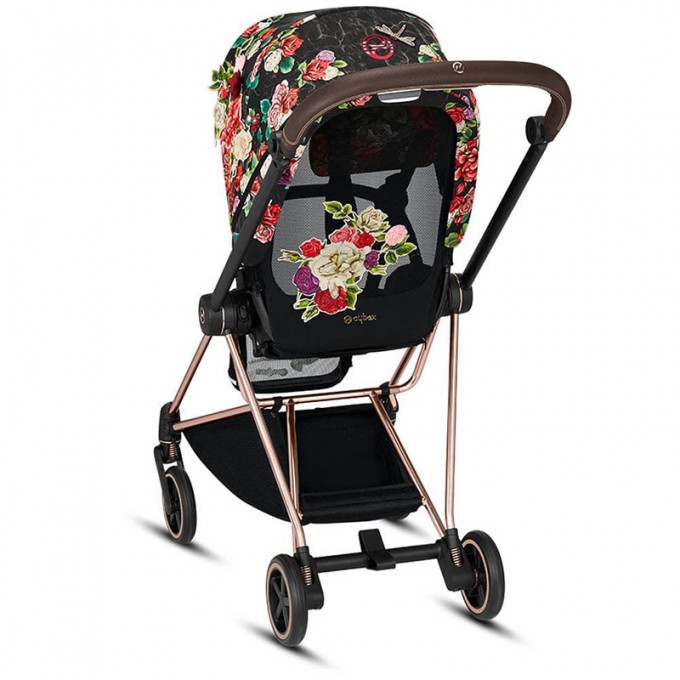 Cybex Mios Spring Blossom Dark + Matt Black Frame Детская коляска 2in1
