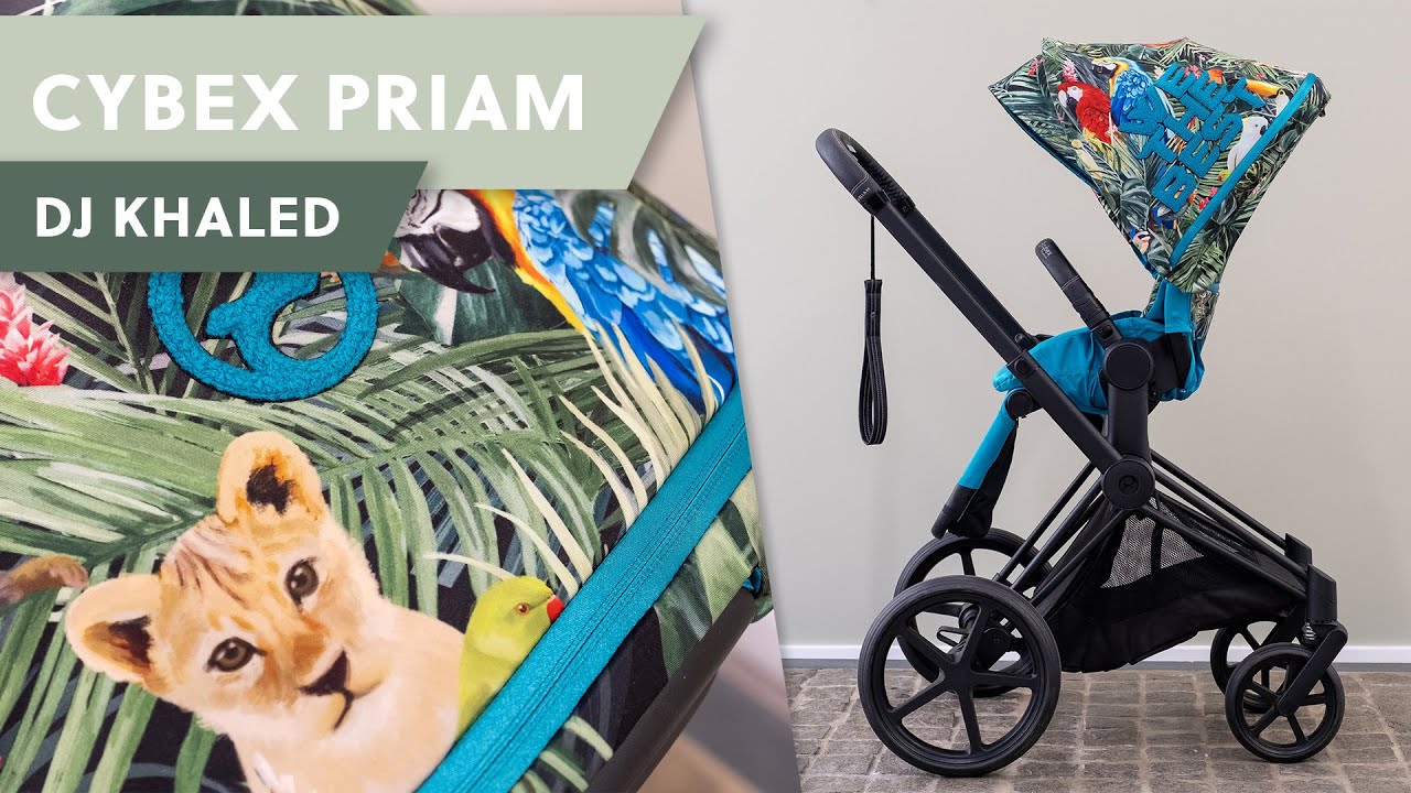 Cybex Priam 4.0 + Cloud Z I-size Chrome black frame Dj Khaled Bērnu rati 3in1