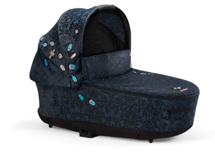 Cybex Priam 4.0 + Cloud Z2 I-size Chrome black frame Jewels of Nature Bērnu rati 3in1