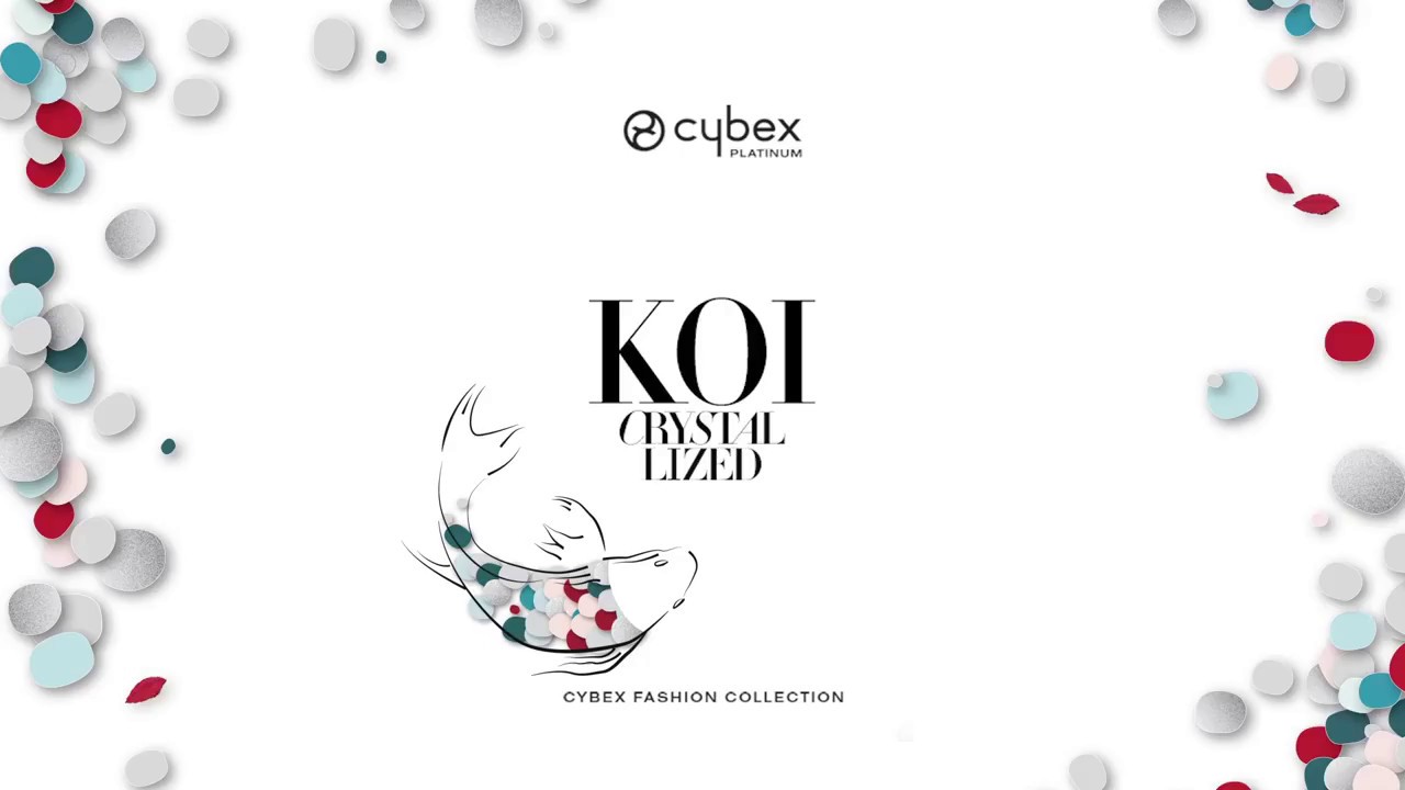 Cybex Priam 4.0 + Cloud Z2 I-size Chrome black frame Koi Crystallized Детская коляска 3in1