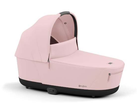 Cybex Priam 4.0 Peach Pink Chrome Brown frame Bērnu rati 2in1