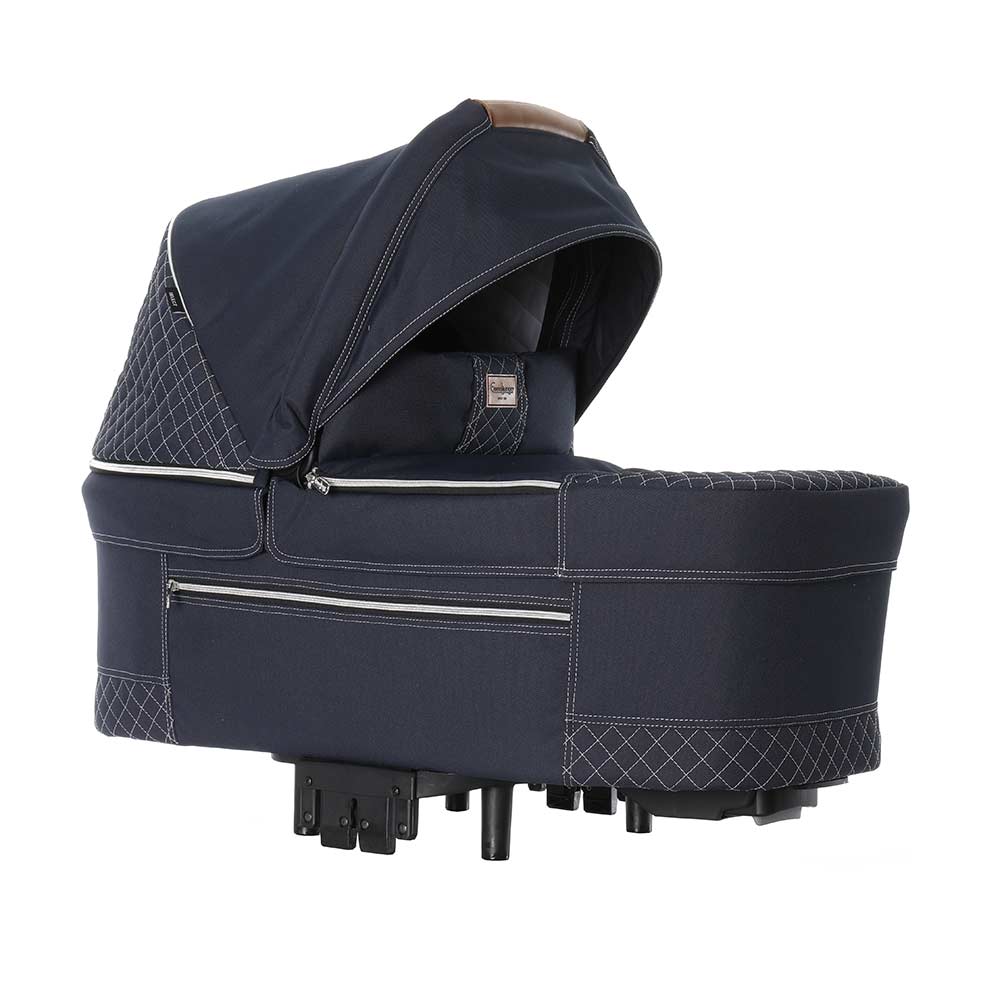 Emmaljunga NXT90 De Luxe Scandinavian Blue Black frame Bērnu rati 2in1