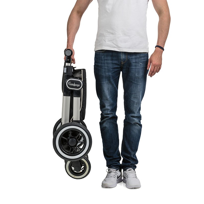 Emmaljunga NXT90 Outdoor navy Silver frame Коляска с Люлькой