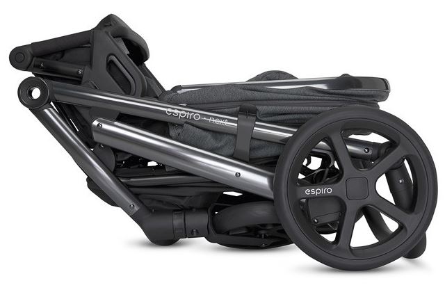 Espiro Next Up 607 Grey Shades Black Chrome Универсальная коляска 2 в 1