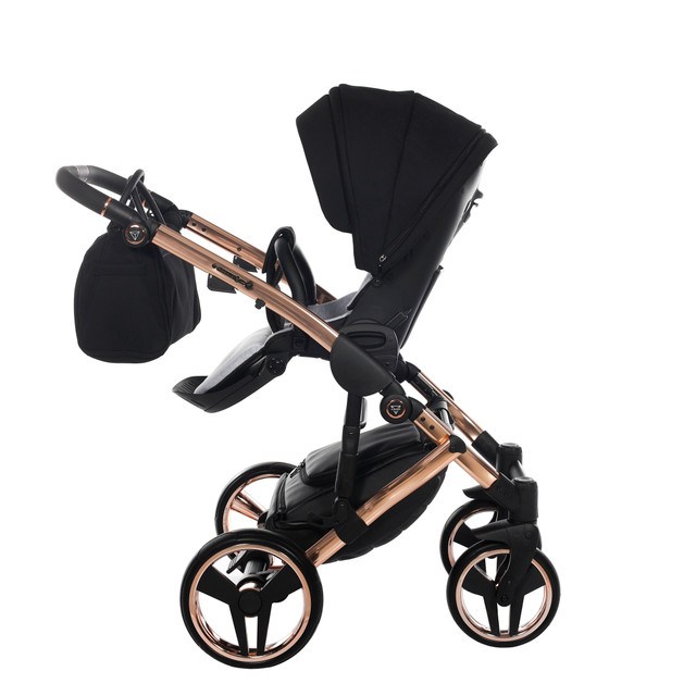 Junama Diamond Individual 03 Black rose gold Bērnu rati 2 in 1