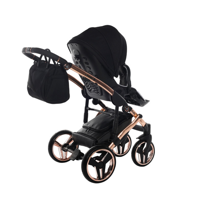 Junama Diamond Individual 03 Black rose gold Bērnu rati 2 in 1
