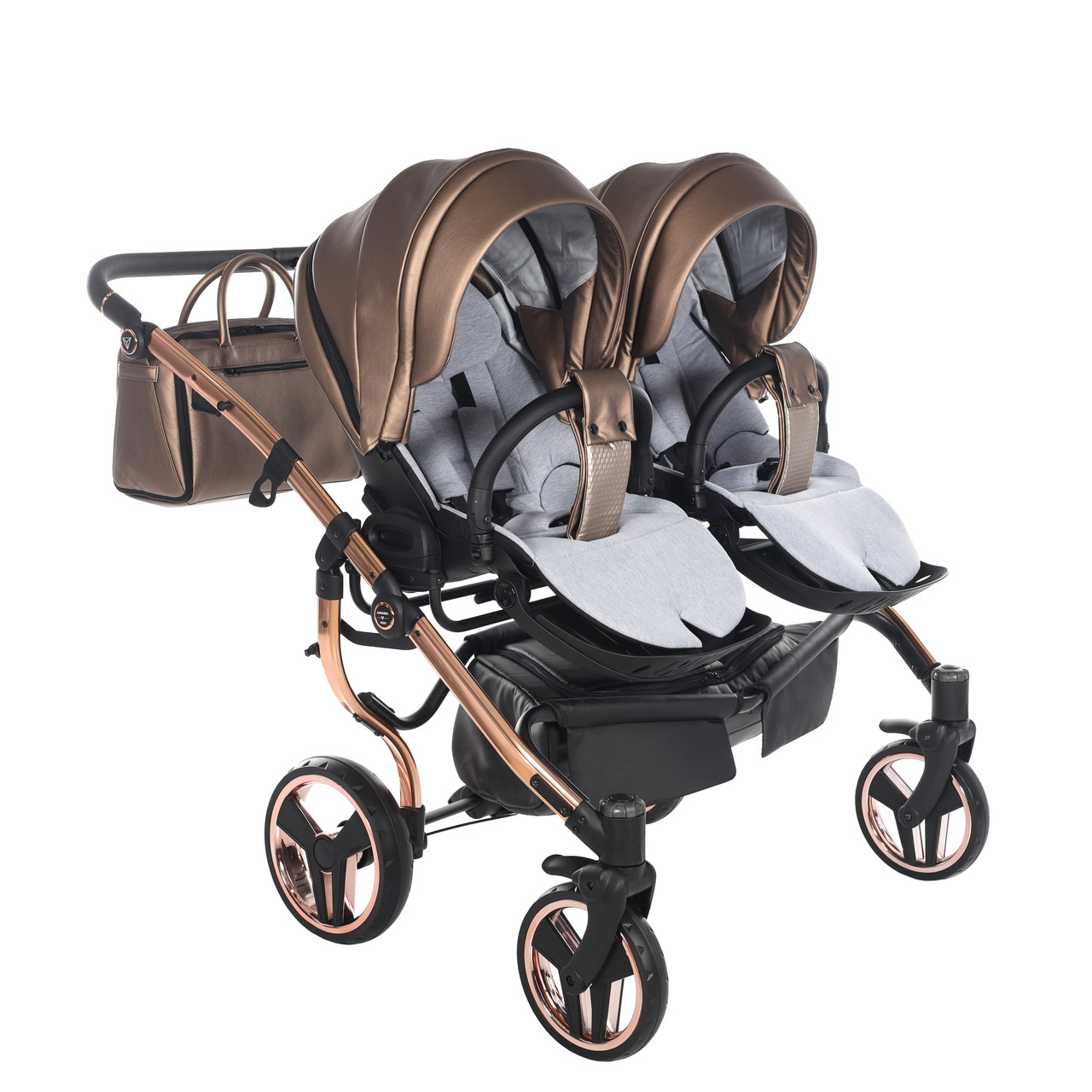 Junama Fluo Line Duo 03 Bronze Dvīņu rati 2in1