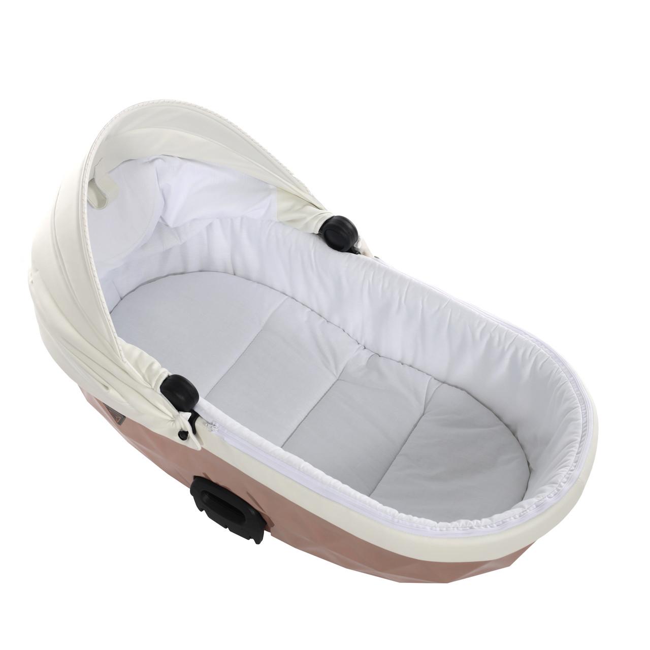 Junama Mirror Satin Duo 05 White Rose Gold Коляска для двойняшек 2in1