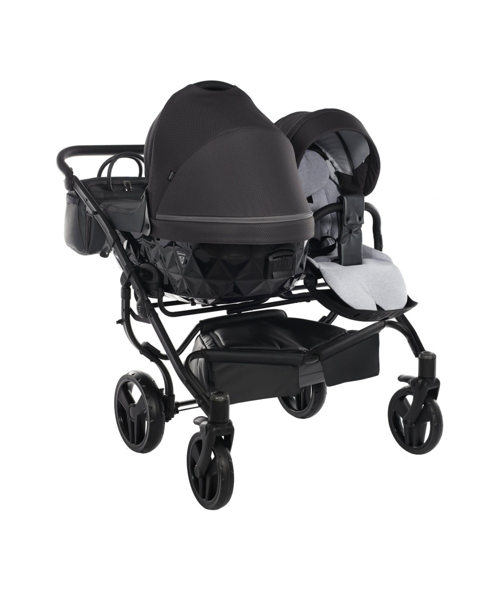 Junama Saphire Duo 06 Beige Dvīņu rati 3in1