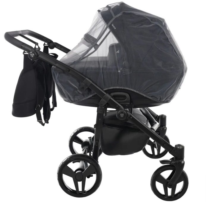 Junama Space Duo 04 Black Dvīņu rati 3in1