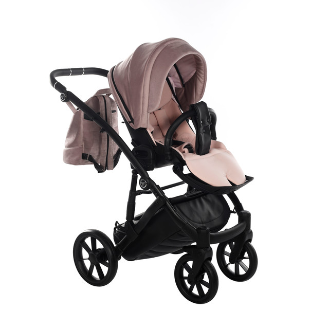 Junama Space Velur 03 Black Bērnu rati 2in1