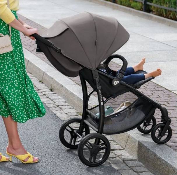 Kinderkraft Askoy Grey Pastaigu rati
