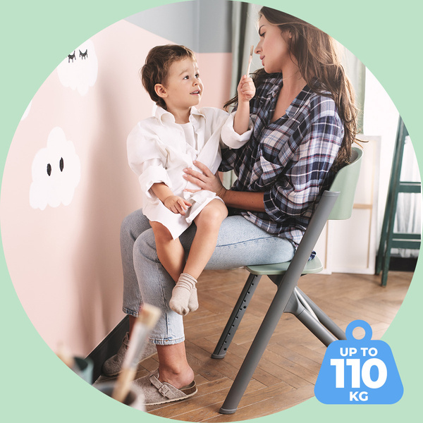 Kinderkraft Livy Aster Pink 4in1 Barošanas krēsliņš Transformeris