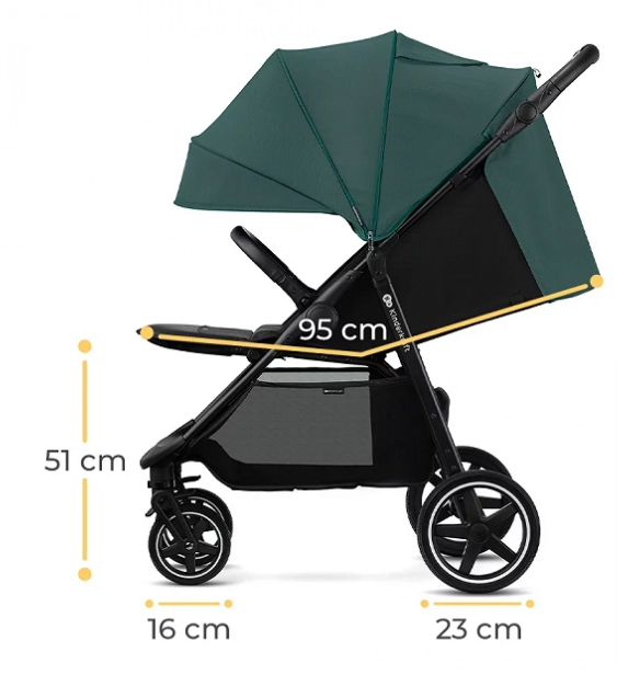 Kinderkraft Route Black Прогулочная коляска