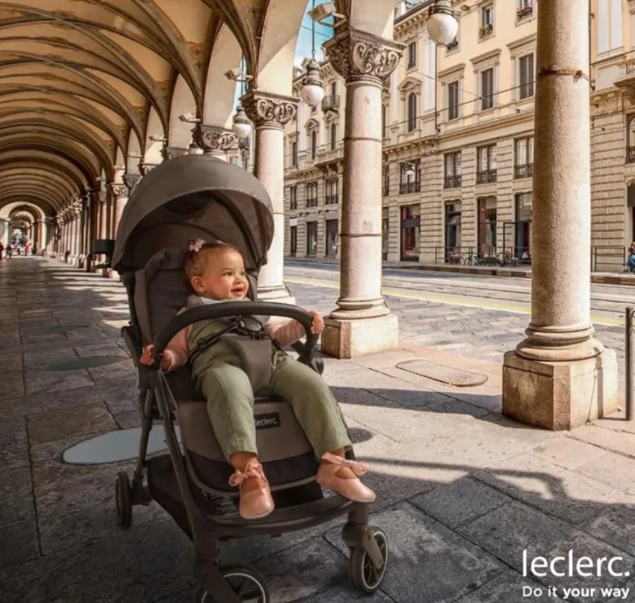 Leclerc Baby Magic Fold Plus Black Детская коляска 2 в 1