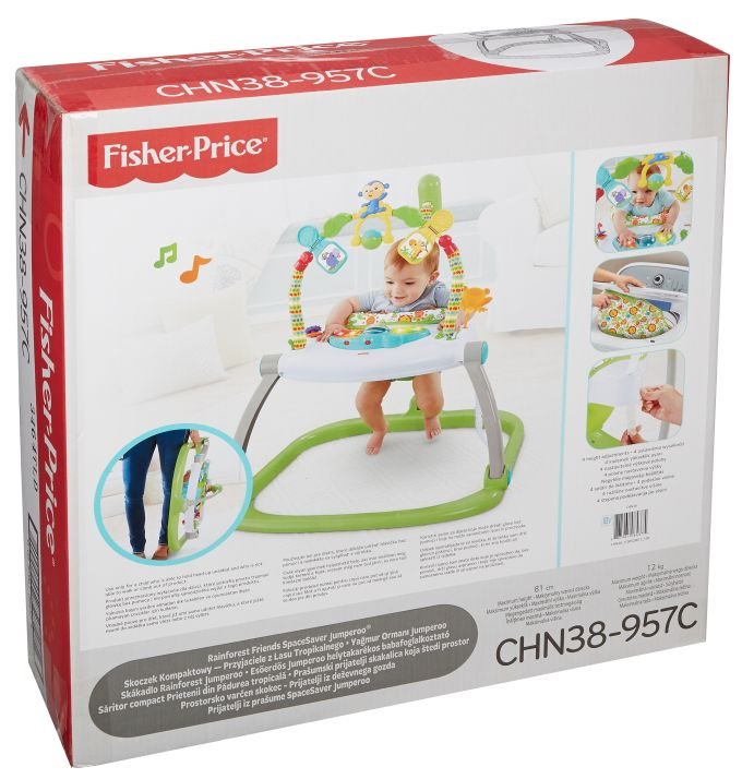 lēkātājs Fisher Price Rainforest Spacesaver Jumperoo CHN38