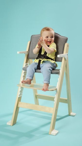 Lionelo Floris Grey White Стульчик для кормления 3 в 1