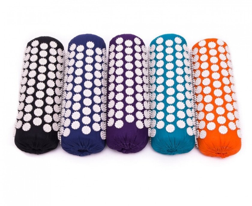 Masāžas akupresūras veltnis ar adatām 38х13 cm Orange