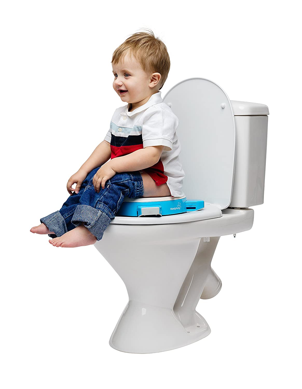 Roxy Kids Handy Potty Blue 2in1 Bērnu podiņš pārnesamais Poda vāka mazinātājs 2 vienā