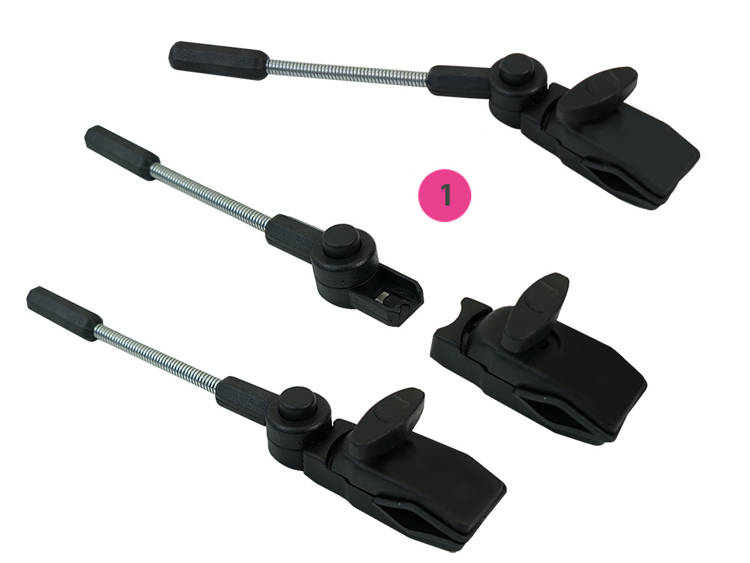 Saules sargs ratiņiem Lins Bomix linen Grey 23