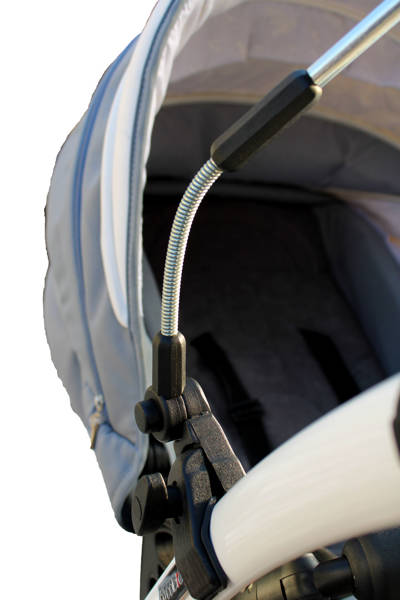 Saules sargs ratiņiem Lins Bomix linen Grey 23