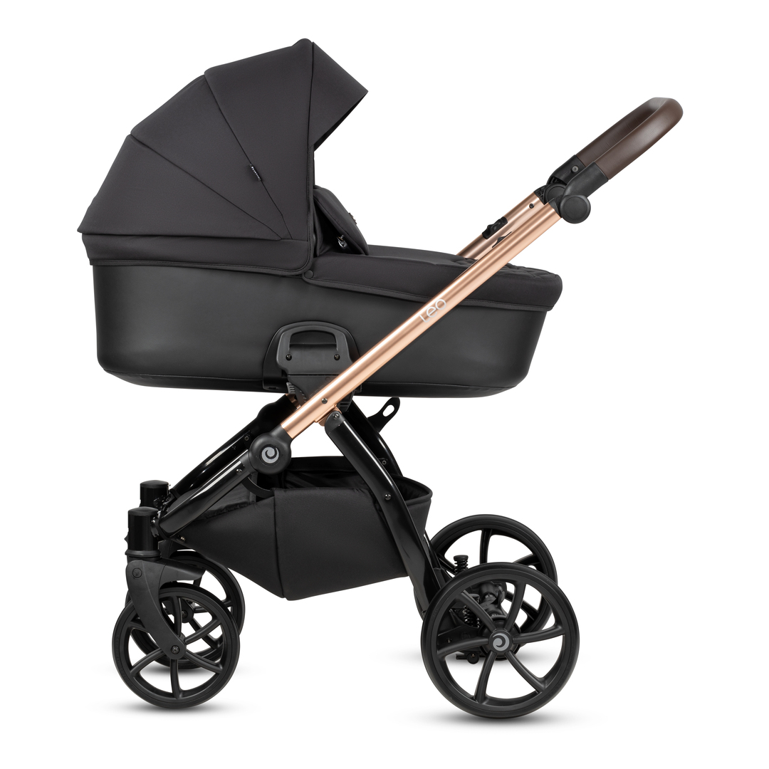 Tutis Leo Black 201 Bērnu rati 3in1
