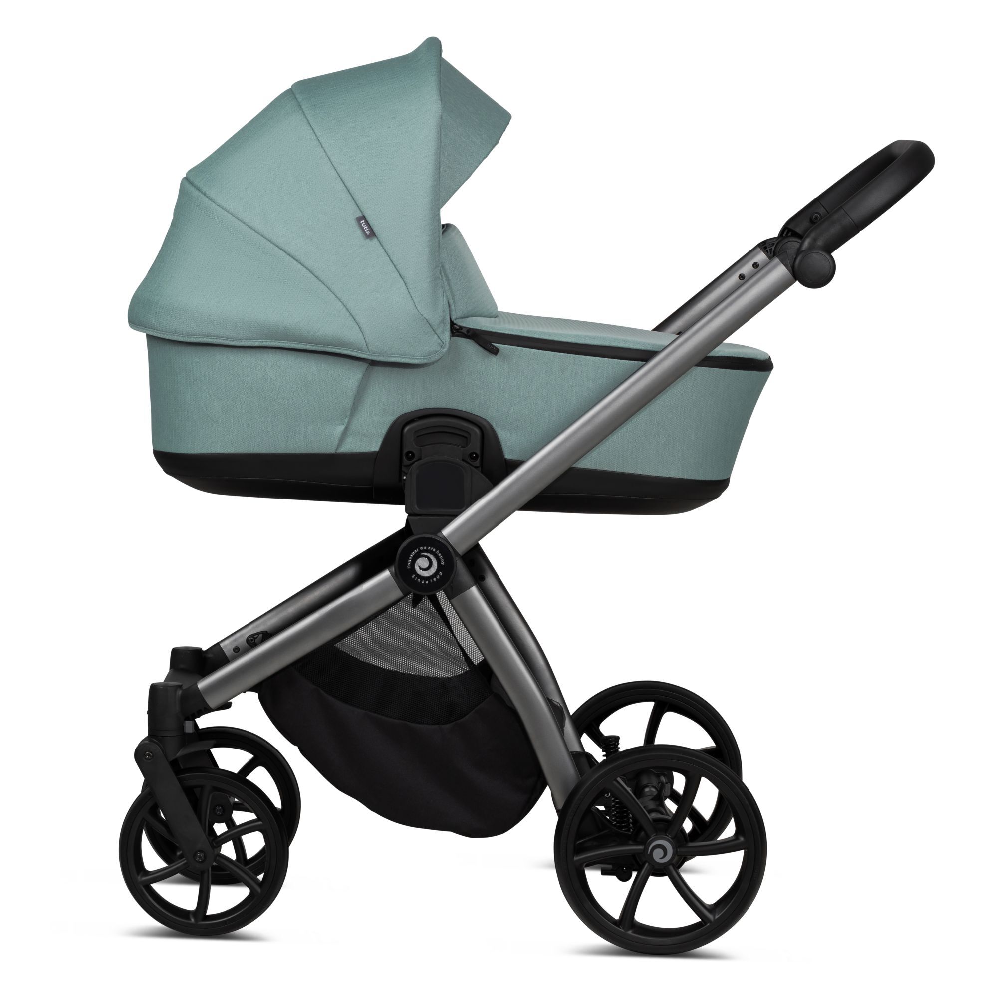 Tutis Mio 3 + Turquoise 243 Детская коляска 3в1