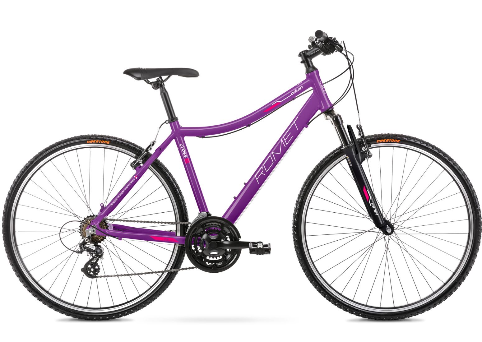 Velosipēds Romet Orkan D violet pink 17M