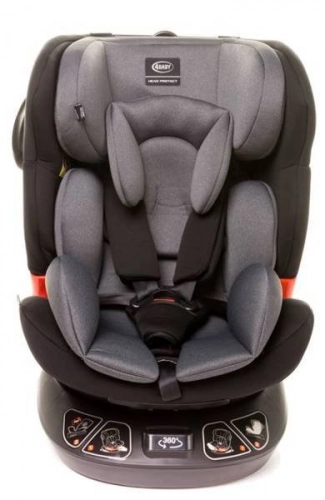 4BABY SPACE-FIX XXI 360 Grey Bērnu autosēdeklis 0-36 kg