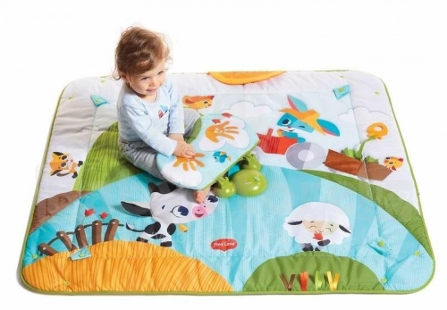Aktivitātes paklājs ar apmalēm Tiny Love Funny Farm