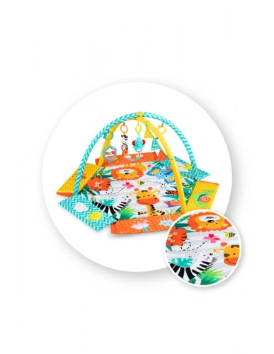 Развивающий коврик-манеж с бортиками MoMi MULTI 2in1