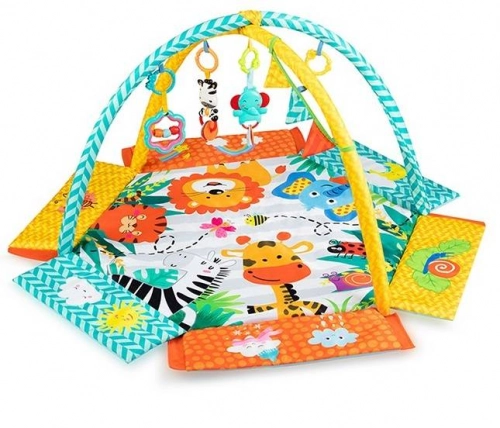 Развивающий коврик-манеж с бортиками MoMi MULTI 2in1