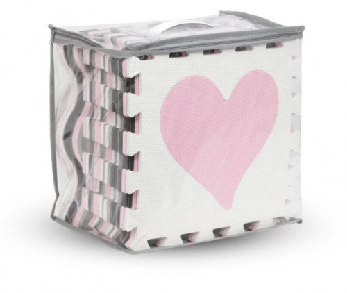 Развивающий коврик Пазл Kidwell Happy Love 30x30 см из 36 элементов