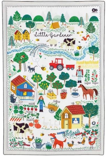 Развивающий коврик-палатка Kinderkraft Little Gardener 3in1 Educational Mat