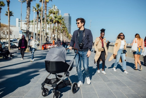 Baby Jogger City Sight Deep Slate Bērnu rati 2in1