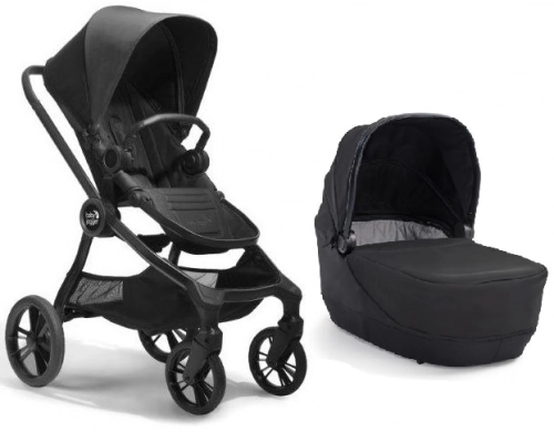 Baby Jogger City Sight Rich Black Bērnu rati 2in1