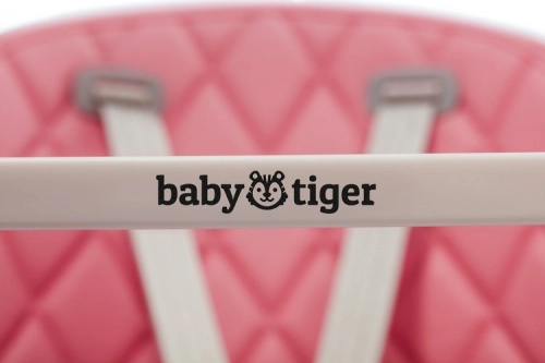 Baby Tiger Tini 2in1 Pink Barošanas krēsliņš