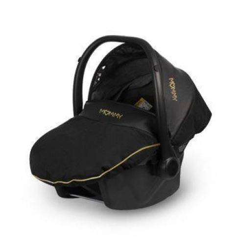 Babyactive Mommy Glossy Black/Gold Bērnu rati 3in1