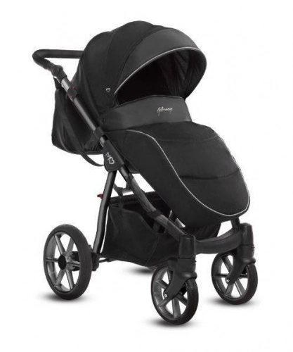 Babyactive Mommy Glossy Black/Space Gray Bērnu rati 3in1