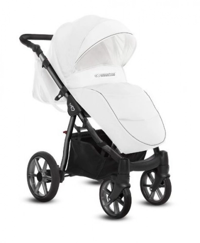 Babyactive Mommy Glossy White/Space Gray Bērnu rati 3in1