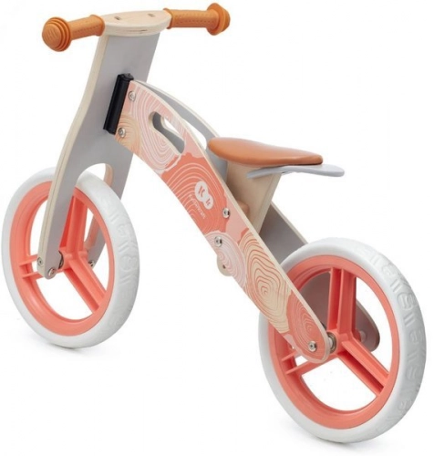 Беговел с деревянной рамой Kinderkraft Runner Nature Ruby
