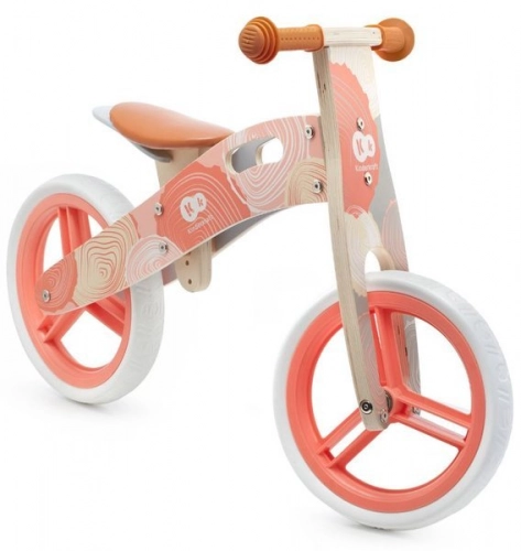 Беговел с деревянной рамой Kinderkraft Runner Nature Ruby