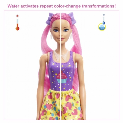 Barbie Color Reveal Hair Feature Playset кукла HBG38-2