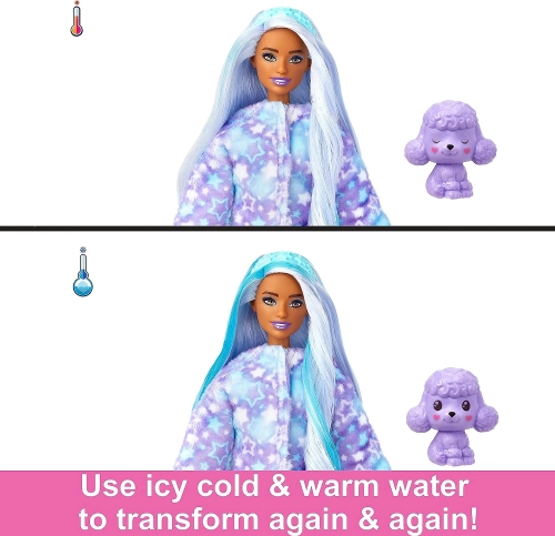 Barbie Cutie Reveal Cozy Cute Tees Star Poodle HKR05 Lelle