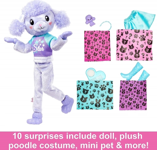 Barbie Cutie Reveal Cozy Cute Tees Star Poodle HKR05 Lelle