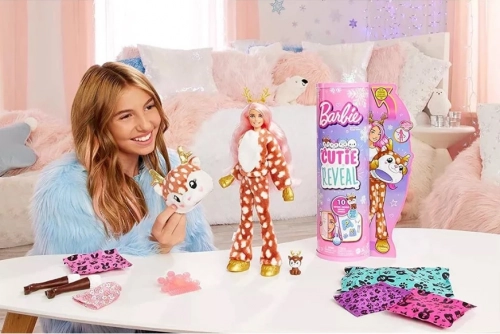 Barbie Cutie Reveal Doll Deer lelle HJL61