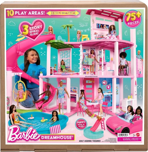 Barbie Dreamhouse 2023 + 75 Accessories HMX10 Leļļu māja